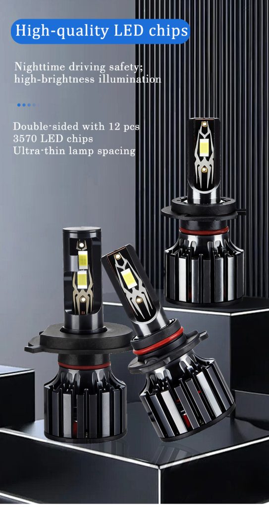 H4 H7 H1 9005/9006 LED headlight bulb Super Bright Car Head Lamp-a8