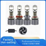 90W LED Mini Lens Headlight Bulb H7 H8 H9 H11 9005 HB3 9006 HB4 Replacement for Car Motorcycle Truck-A80