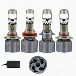 90W LED Mini Lens Headlight Bulb H7 H8 H9 H11 9005 HB3 9006 HB4 Replacement for Car Motorcycle Truck-A80
