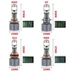 90W LED Mini Lens Headlight Bulb H7 H8 H9 H11 9005 HB3 9006 HB4 Replacement for Car Motorcycle Truck-A80