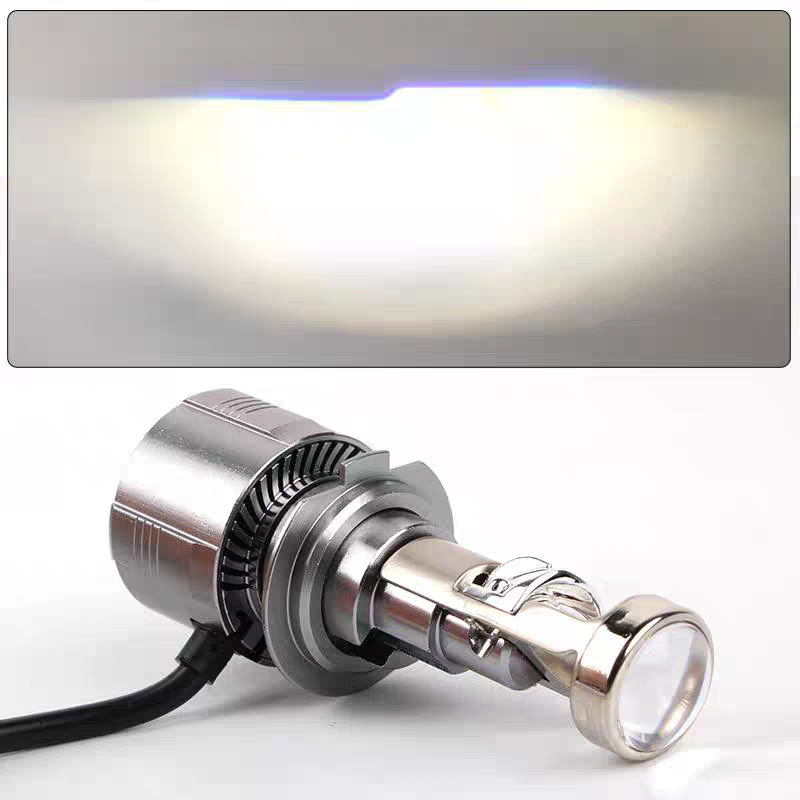 90W LED Mini Lens Headlight Bulb H7 H8 H9 H11 9005 HB3 9006 HB4 Replacement for Car Motorcycle Truck-A80