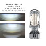 MASLAT Motorized High-Power H4 Bi-LED Lens Headlight High Brightness Exclusive Projector Headlight