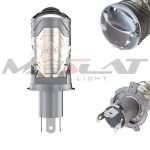 H4 Plug & Play Lens Headlight 90W High Beam 53W Low Beam Wide Voltage for Car Motorcycle Truck