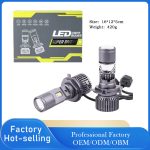 GT4 H4 LED Mini Lens Headlight Bulb High Power Projector Beam for Car Motorcycle Truck-GT4