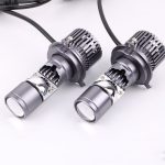 GT4 H4 LED Mini Lens Headlight Bulb High Power Projector Beam for Car Motorcycle Truck-GT4
