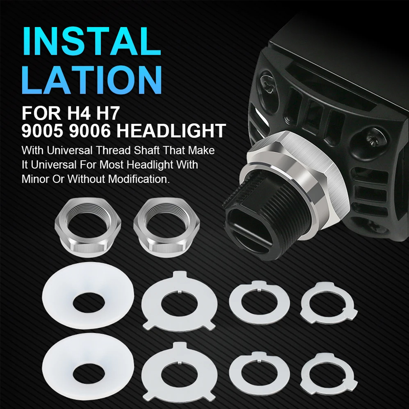 3 Inch Bi-LED Projector Lens Headlight High Low Beam Integrated LED Lens for Car Retrofit Upgrade
