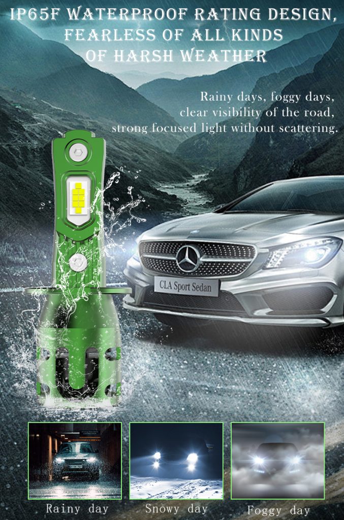 16-Core Plug & Play LED Headlight Bulb 6000K for Car SUV Truck | Custom 3000K & 4300K-N1