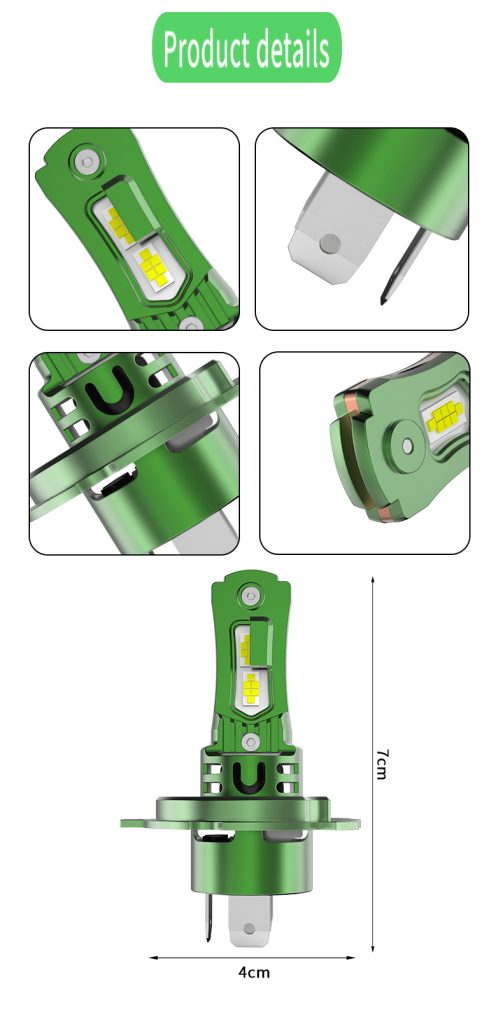 16-Core Plug & Play LED Headlight Bulb 6000K for Car SUV Truck | Custom 3000K & 4300K-N1
