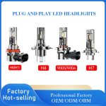 H4 H7 H11 9005 9006 Plug & Play LED Headlight Bulb 6500K Direct Replacement for vehicle