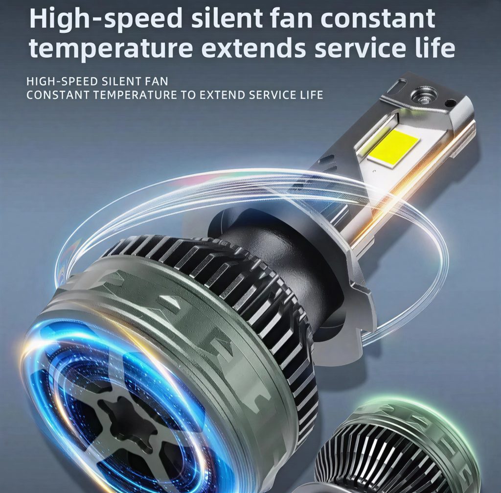 300W 4-Copper Tube LED Headlight Bulb H1 H4 H7 H11 9005 9006 9012 | OEM & Wholesale-Q12