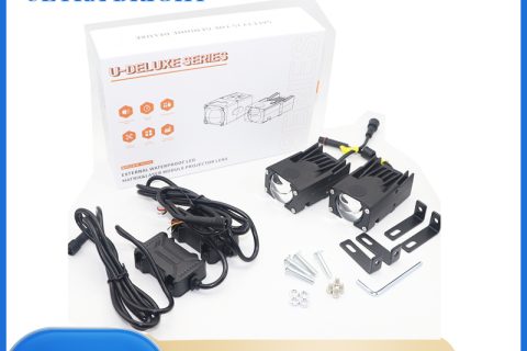 LED Grille Light High Low Beam Driving Light for Car Truck SUV Off Road Modification motorcycle electric vehicle high and low beam auxiliary spotlight-U49