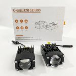 LED Grille Light High Low Beam Driving Light for Car Truck SUV Off Road Modification motorcycle electric vehicle high and low beam auxiliary spotlight-U49