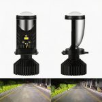Y6 H4 Mini Lens LED Headlight White Light Automotive Motorcycle Universal Non Destructive Headlight-Y6