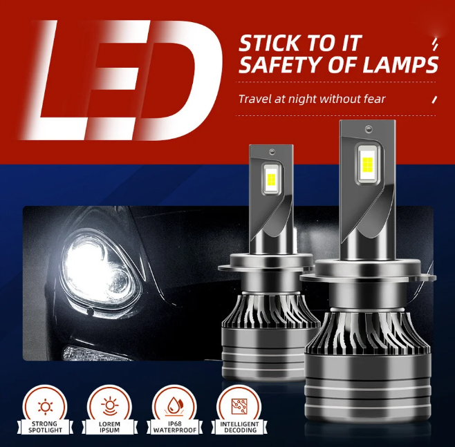 CANBUS LED headlight 3575 chip universal modified light-刀锋