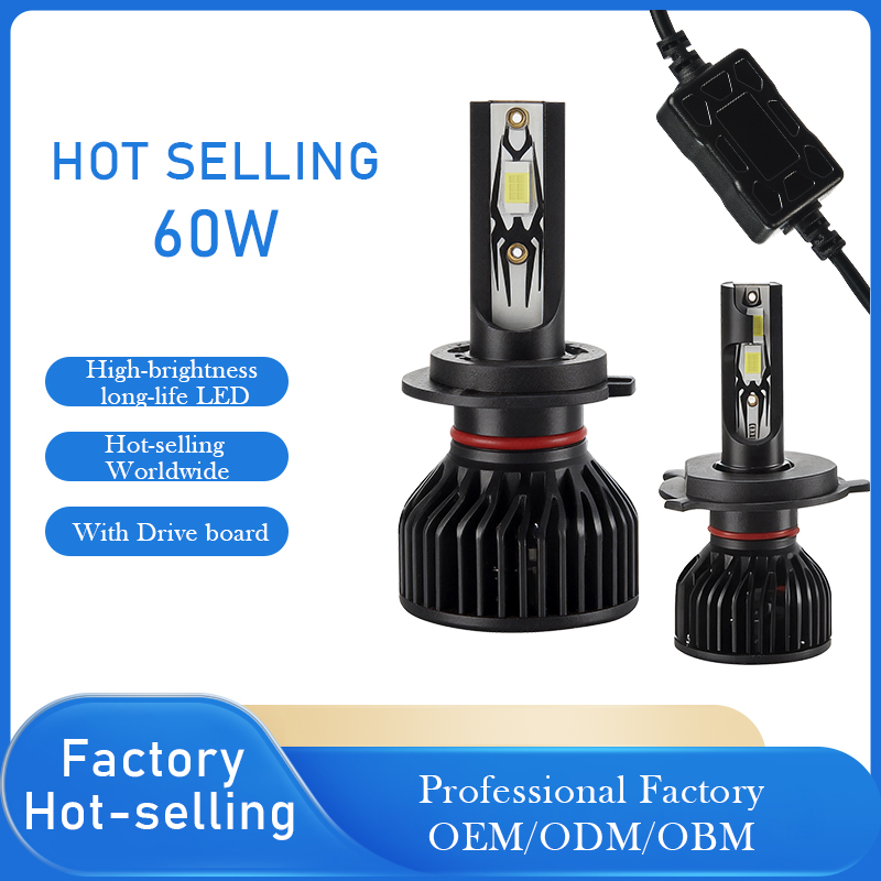 9-36V CSP Chips Car LED Headlight bulb Plug & Play Replacement for H4 H7 H11 9005/9006–ABS