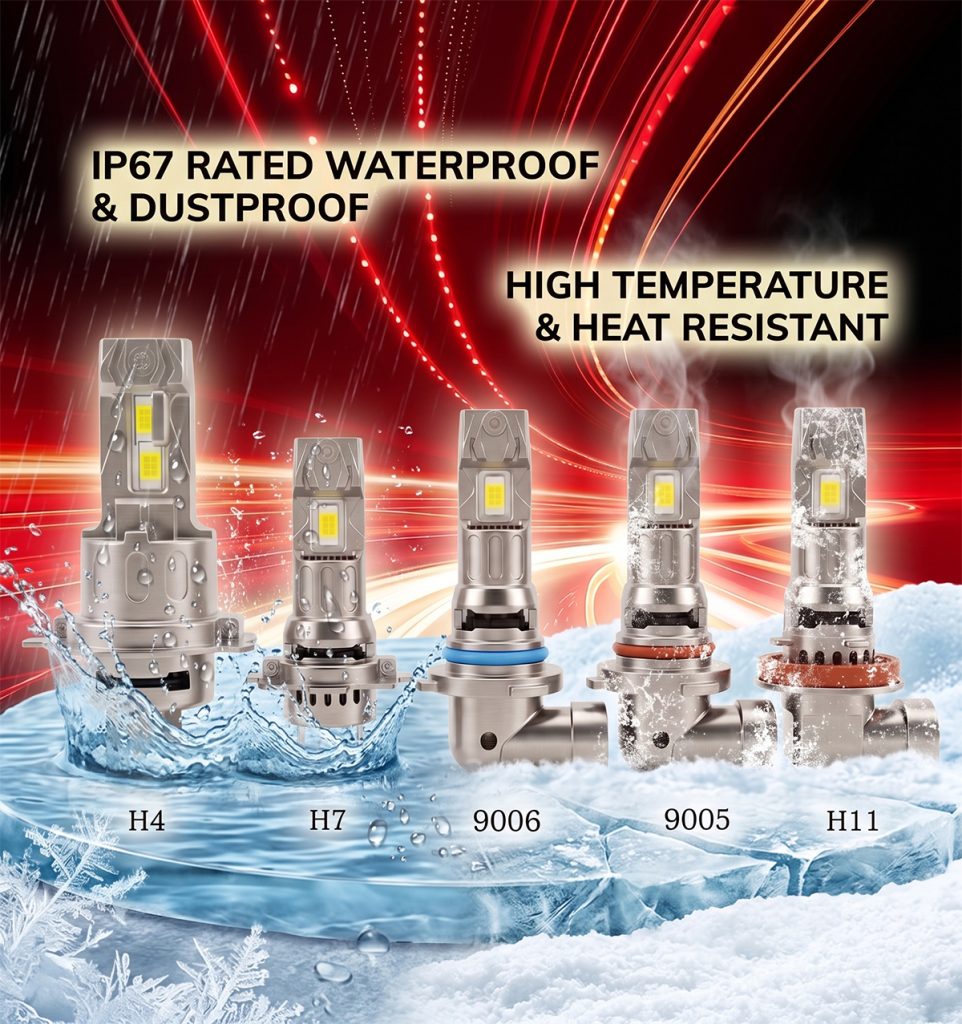 Plug & Play LED Headlight Bulb H4 H7 H11 9005 9006 9012 4300K 6000K Direct Replacement Factory Supply