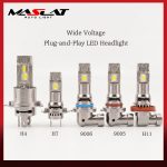Plug & Play LED Headlight Bulb H4 H7 H11 9005 9006 9012 4300K 6000K Direct Replacement Factory Supply