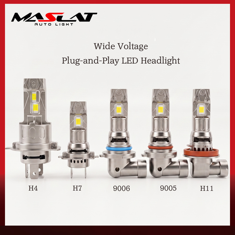Plug & Play LED Headlight Bulb H4 H7 H11 9005 9006 9012 4300K 6000K Direct Replacement Factory Supply
