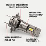 Plug & Play LED Headlight Bulb H4 H7 H11 9005 9006 9012 4300K 6000K Direct Replacement Factory Supply