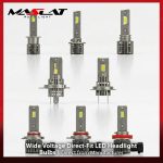 Plug & Play LED Headlight Bulb Halogen Replacement  H1 H4 H7 H11 9005 9006 9012