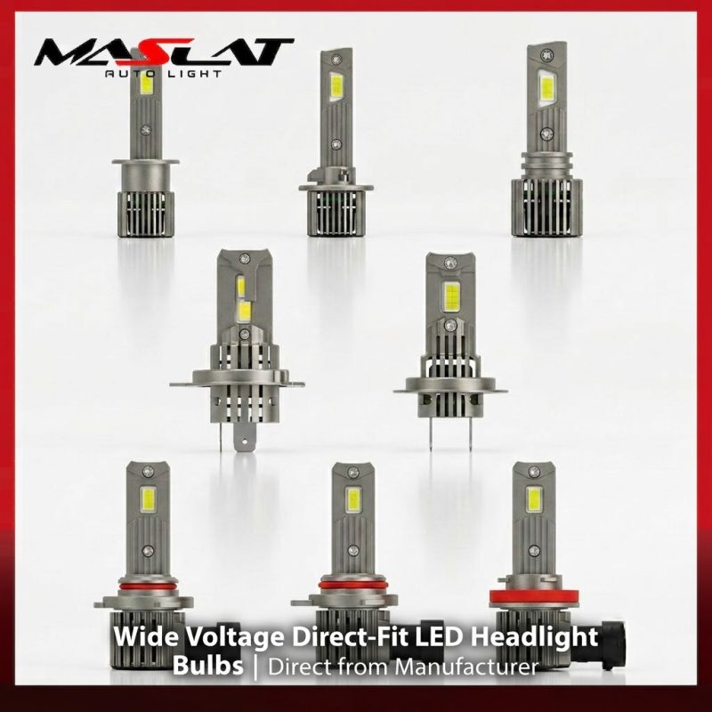 Plug & Play LED Headlight Bulb Halogen Replacement  H1 H4 H7 H11 9005 9006 9012
