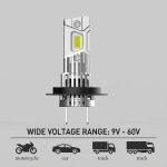 Plug-and-play Universal LED Headlight Bulb Replacement H1 H4 H7 H11 9005 9006 9012 for Cars Trucks & SUVs