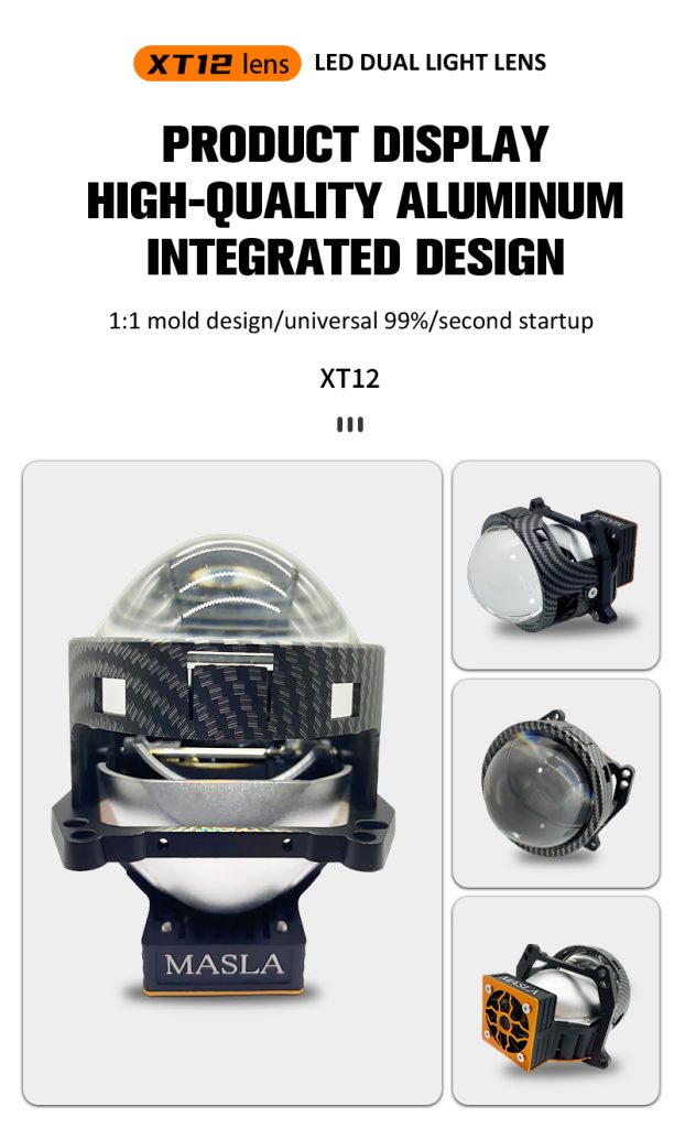 3 Inch Bi-LED Projector Headlight Ultra Bright Lens LED Headlight Retrofit