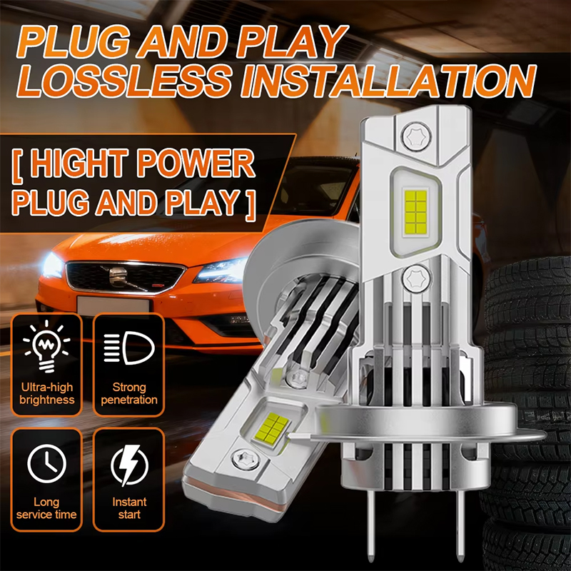 Plug & Play LED Headlight Bulb Direct Replacement for Halogen Bulb 3000K 4300K 6000K