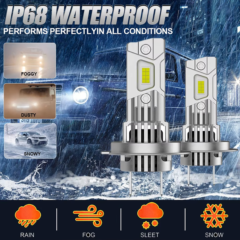 Plug & Play LED Headlight Bulb Direct Replacement for Halogen Bulb 3000K 4300K 6000K