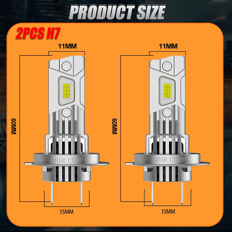 Plug & Play LED Headlight Bulb Direct Replacement for Halogen Bulb 3000K 4300K 6000K